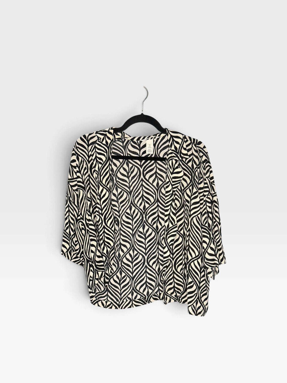 BLACK/WHITE H & M TOP S