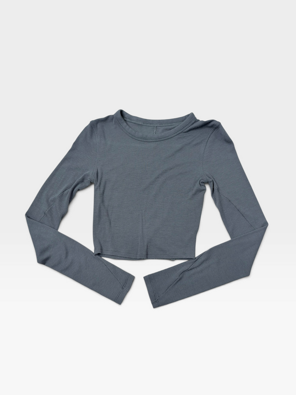DARK GREY LULULEMON TOP S