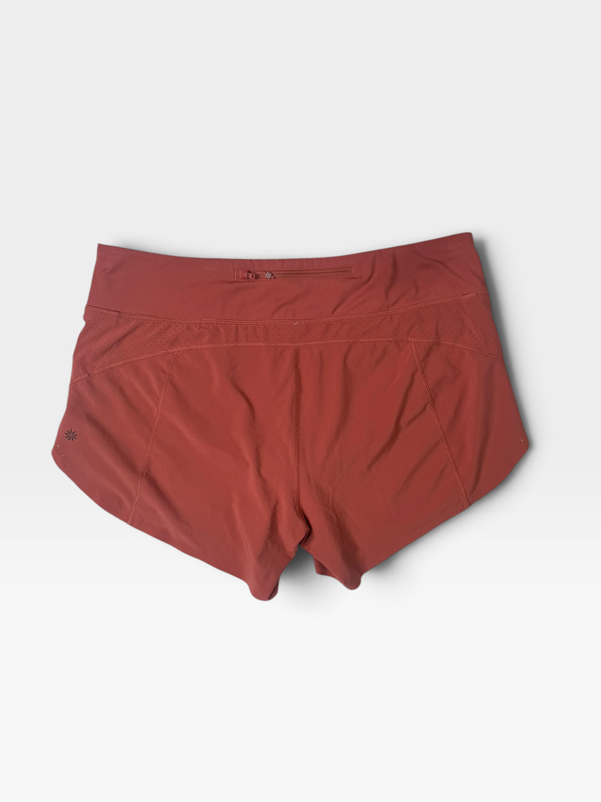 ORANGE ATHLETA SHORTS L