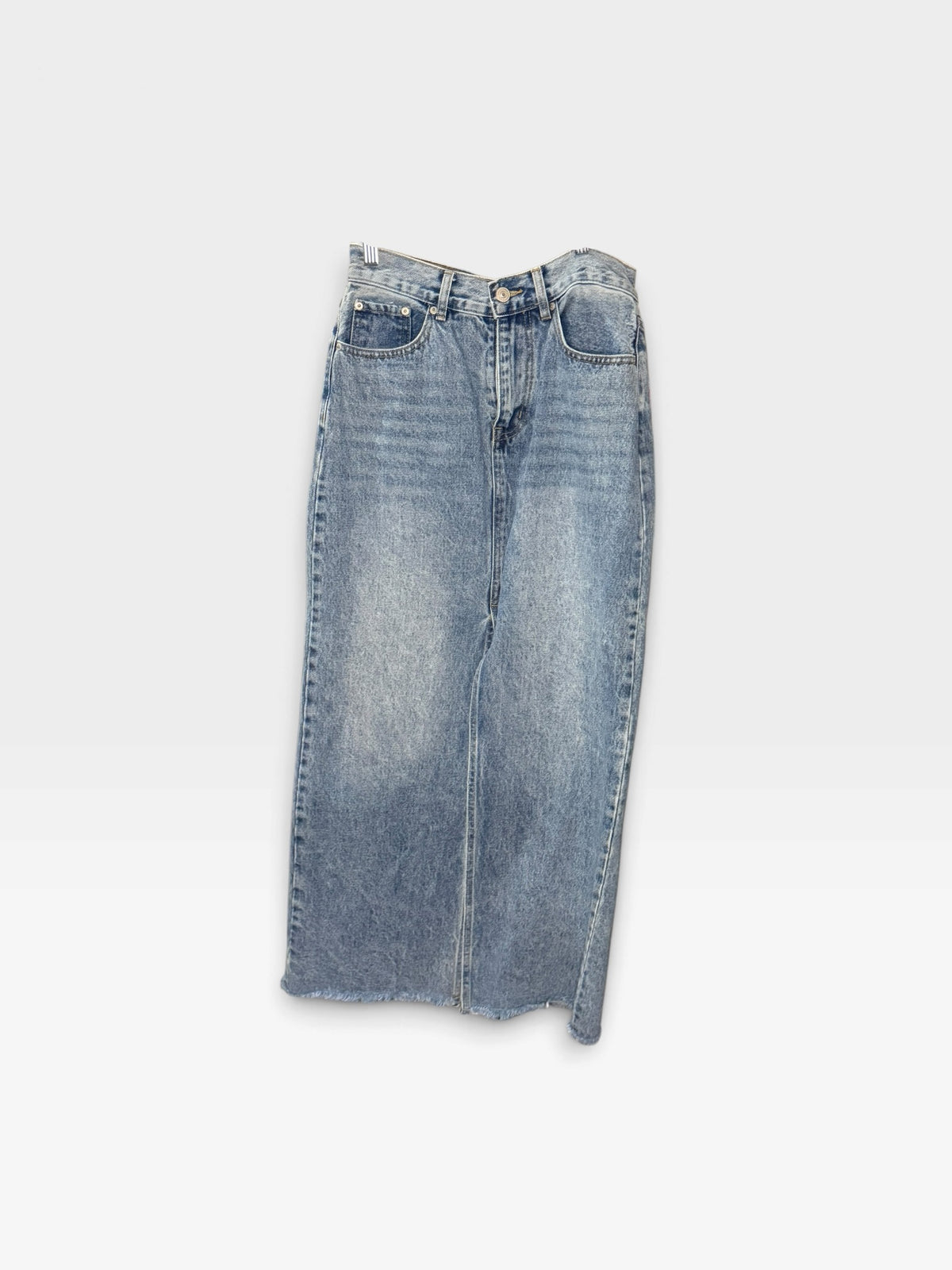 DENIM STEVE MADDEN MAXI SKIRT 4