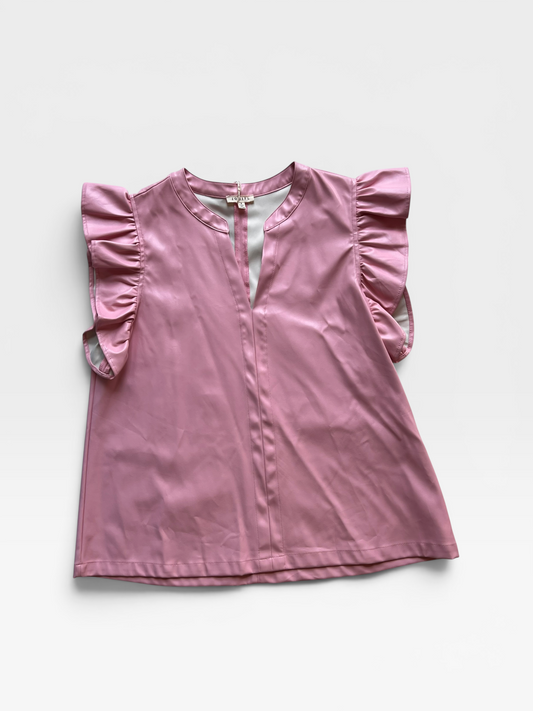 PINK JODIFL TOP (NWT) S