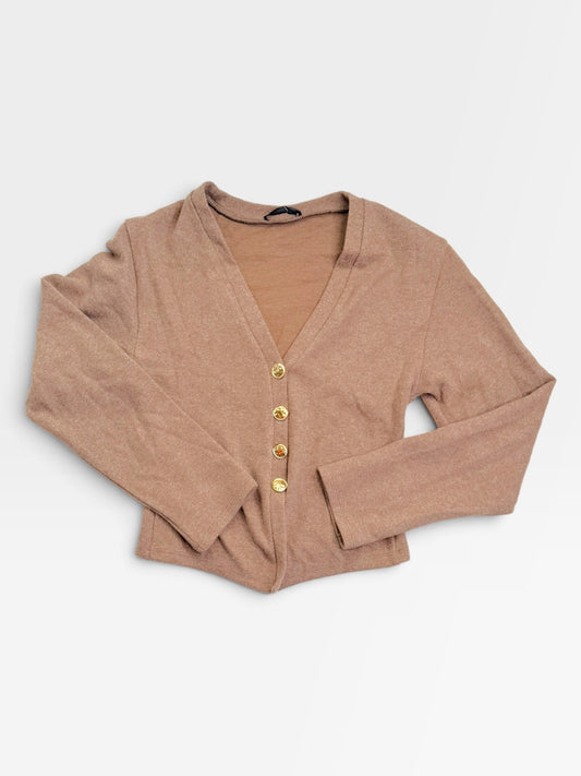TAN ZARA SWEATER S