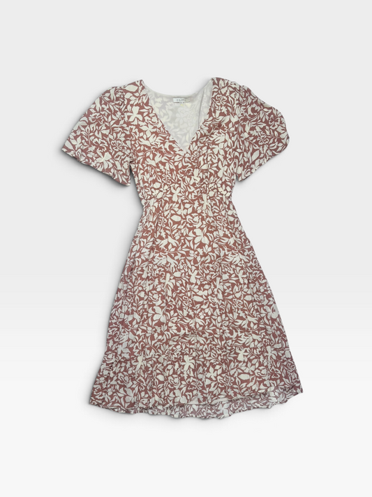 BROWN/LEAF ZSUPPLY DRESS XS