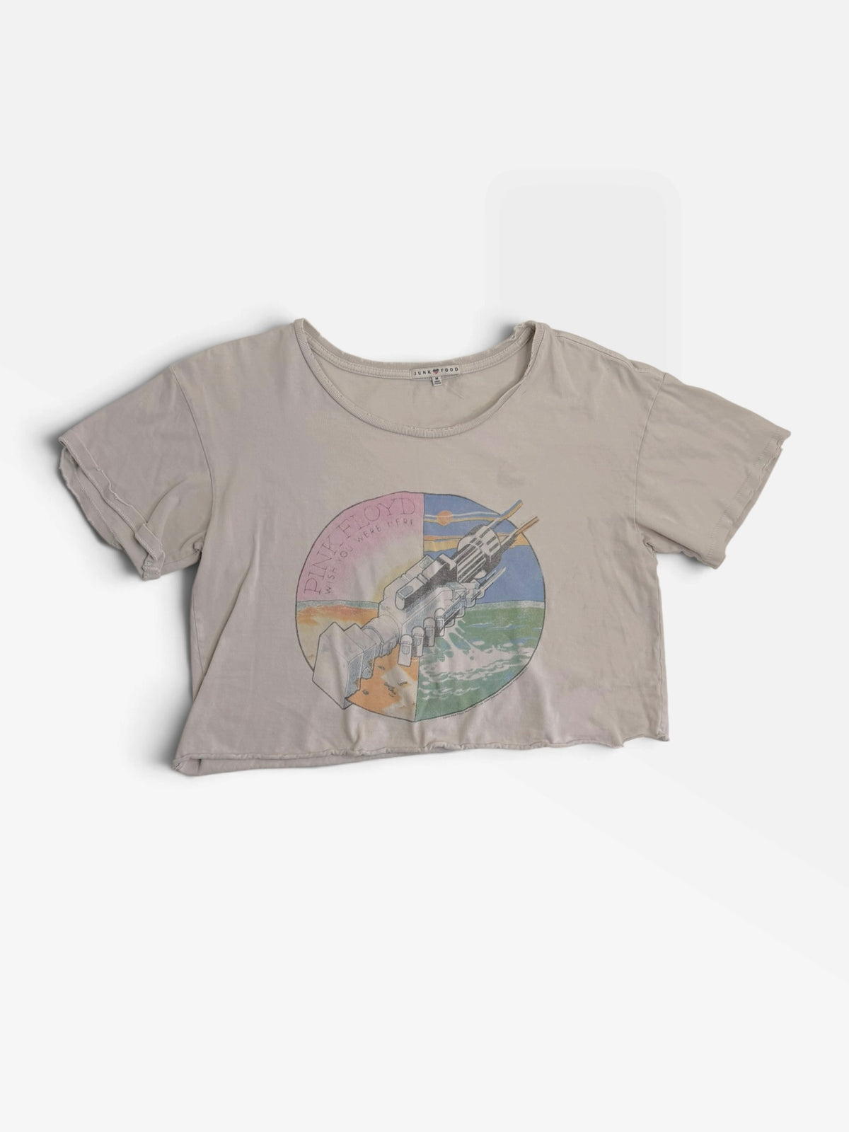 BEIGE JUNK FOOD TEE M