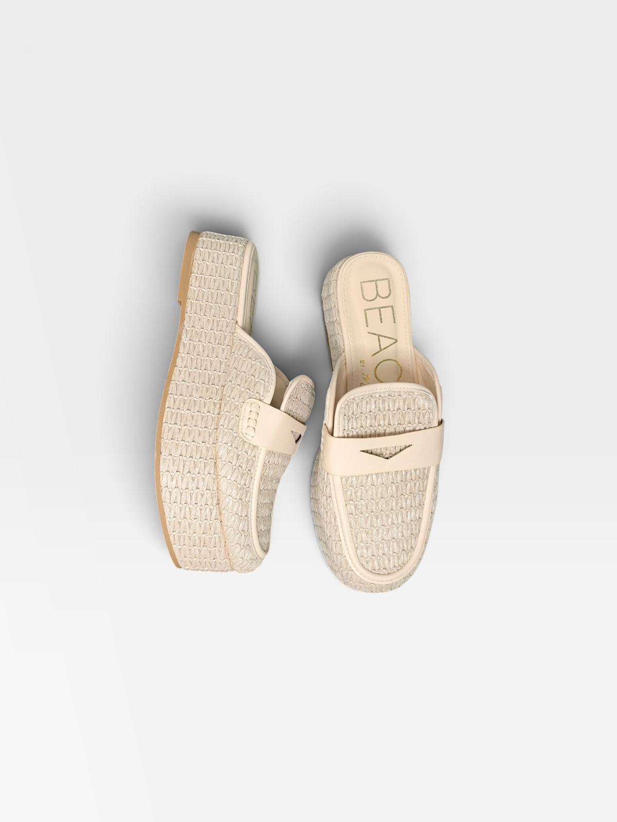 TAN BEACH BY MATISSE RAFFIA SHOES | 10