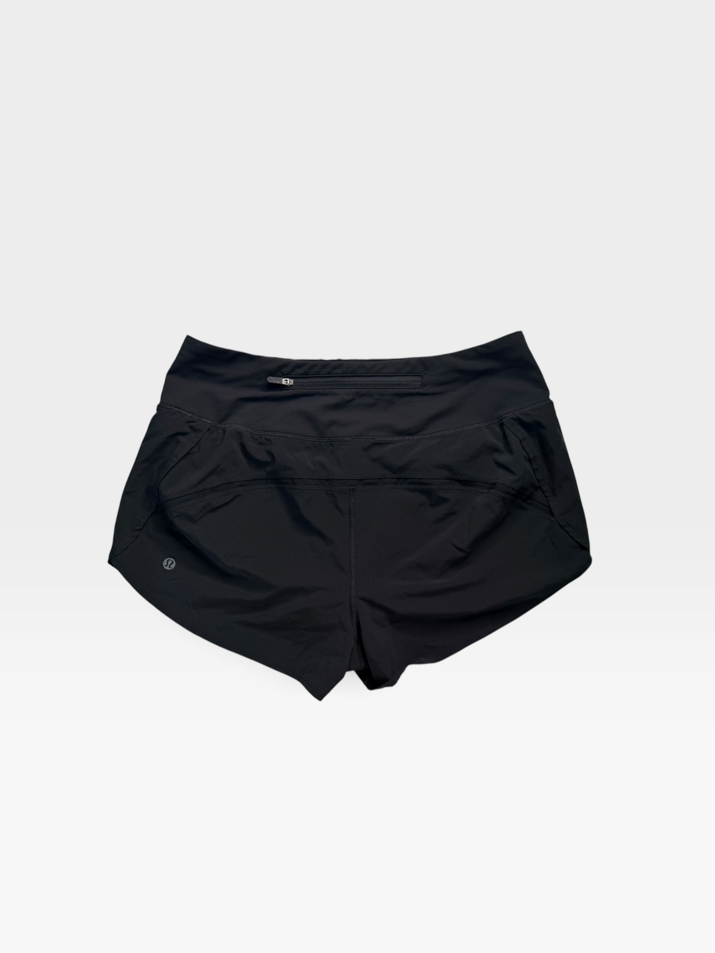BLACK LULULEMON SHORTS M
