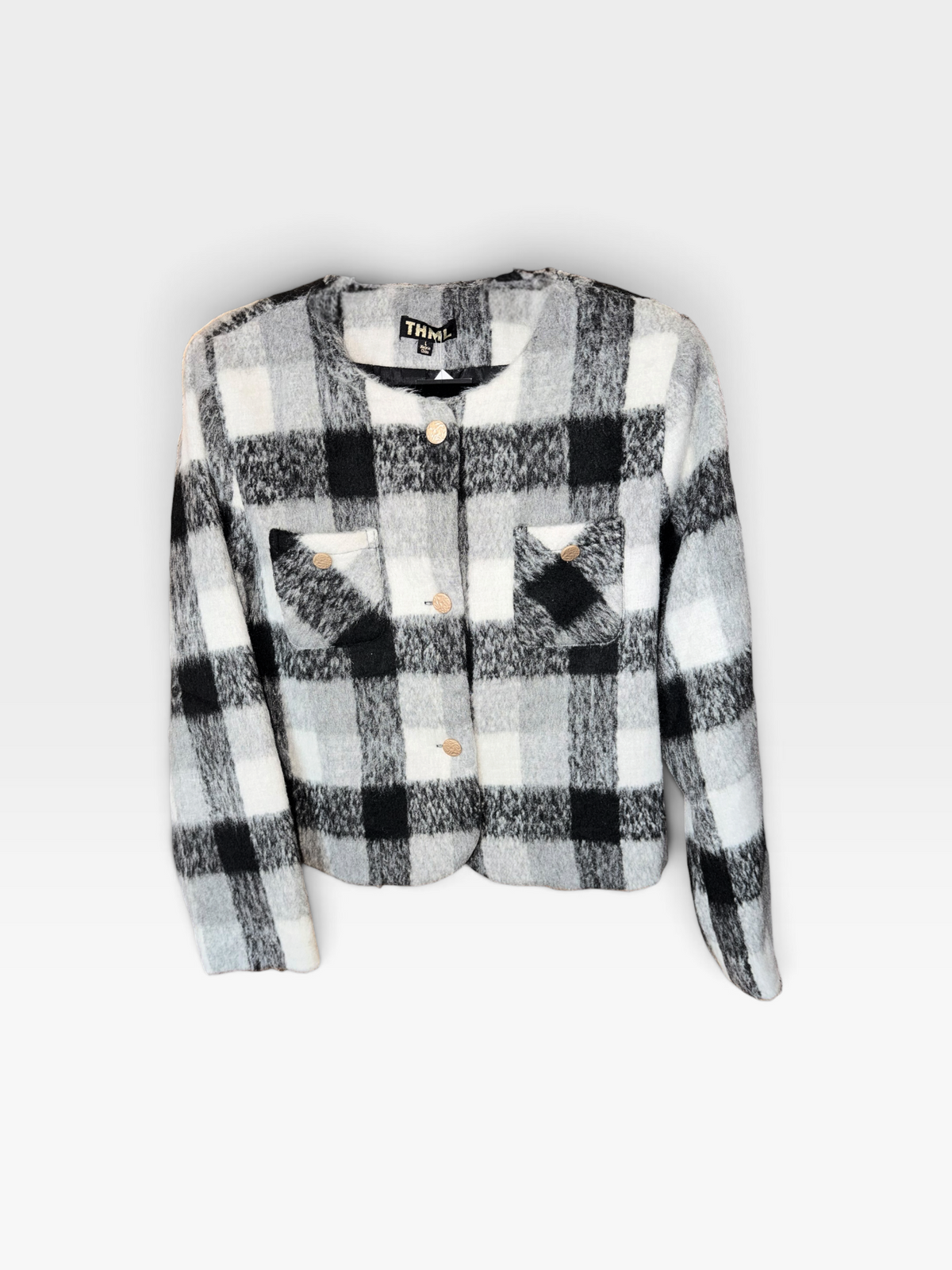 BLACK/WHITE THML JACKET (NWT $92) L