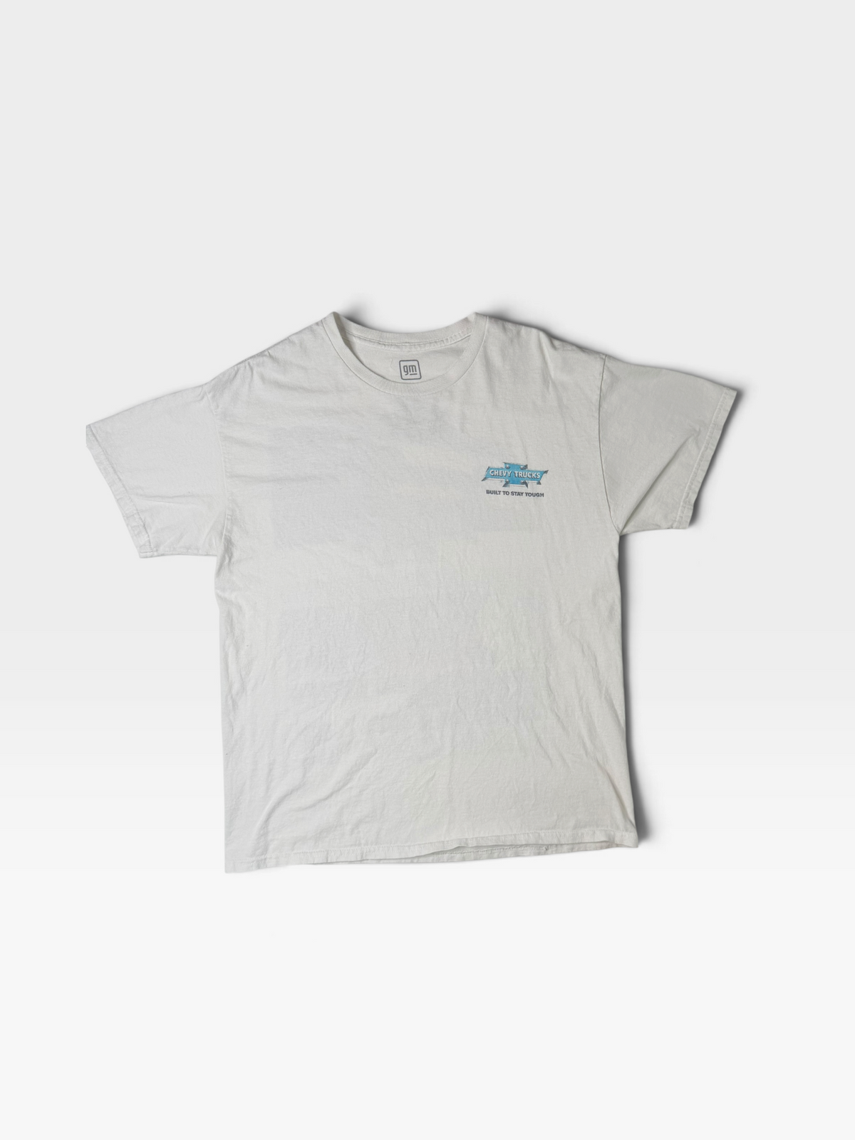 WHITE GM CHEVY TRUCK TSHIRT M