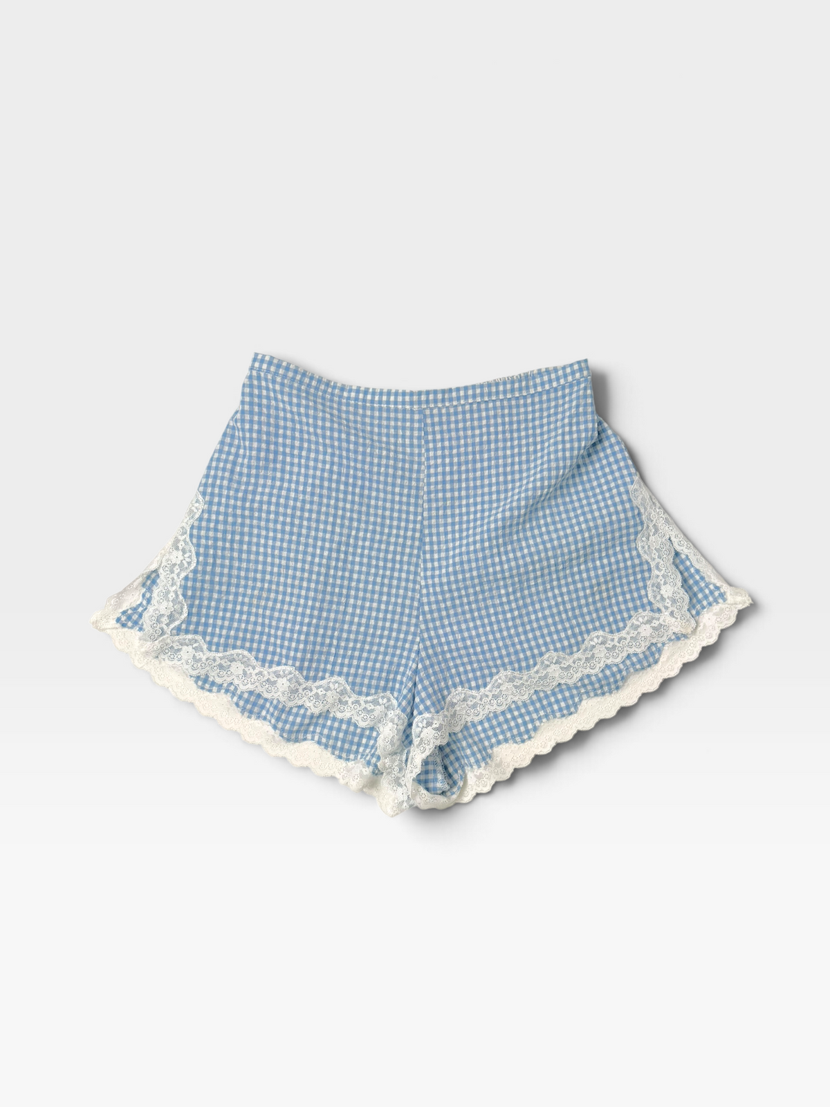 BLUE/WHITE OLIVACEOUS SHORTS S