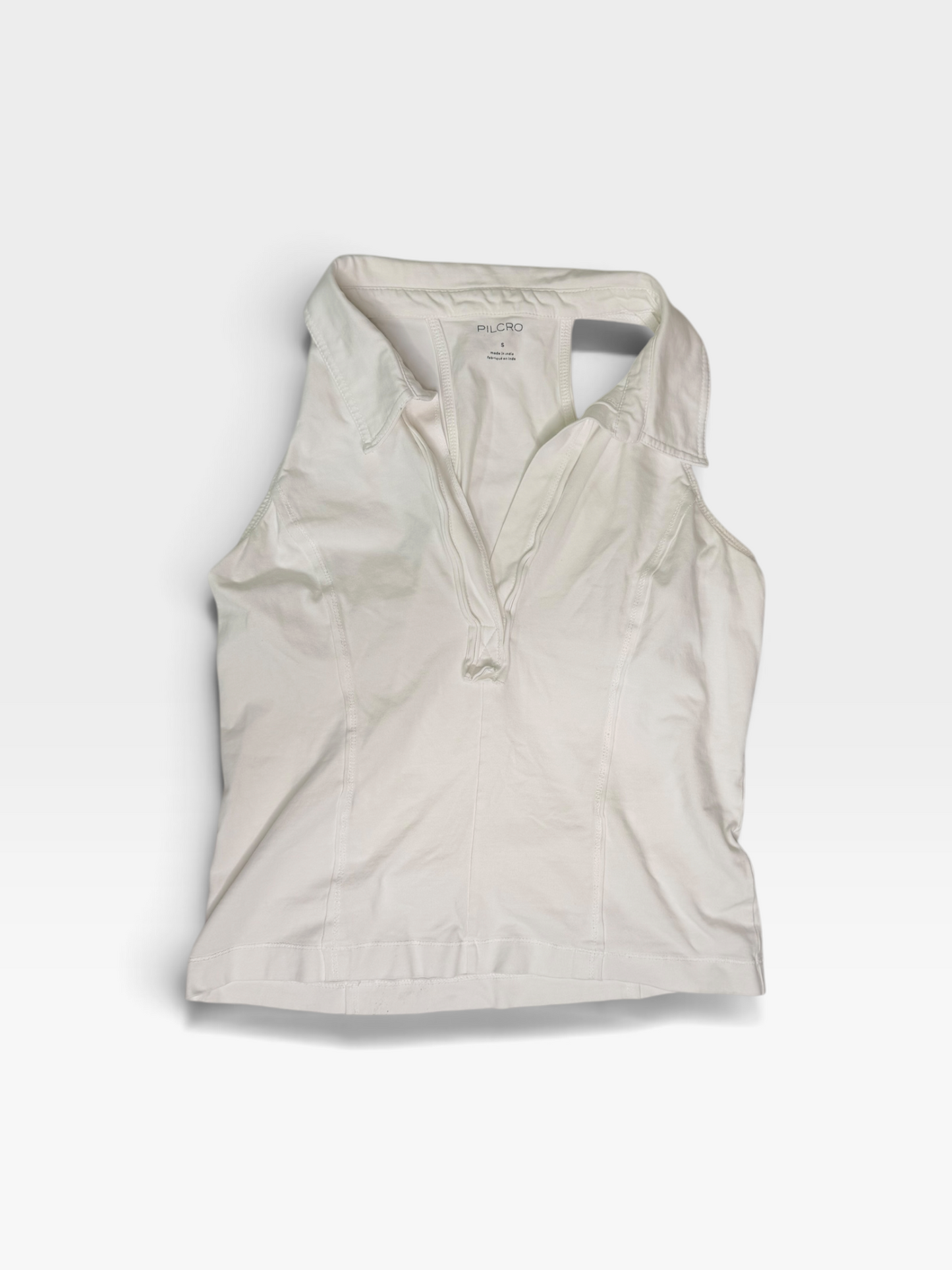WHITE PILCRO TANK TOP S