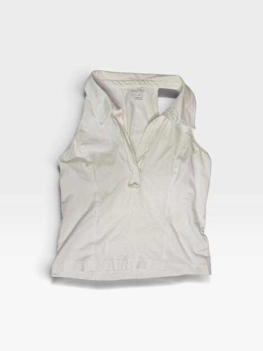WHITE PILCRO TANK TOP S