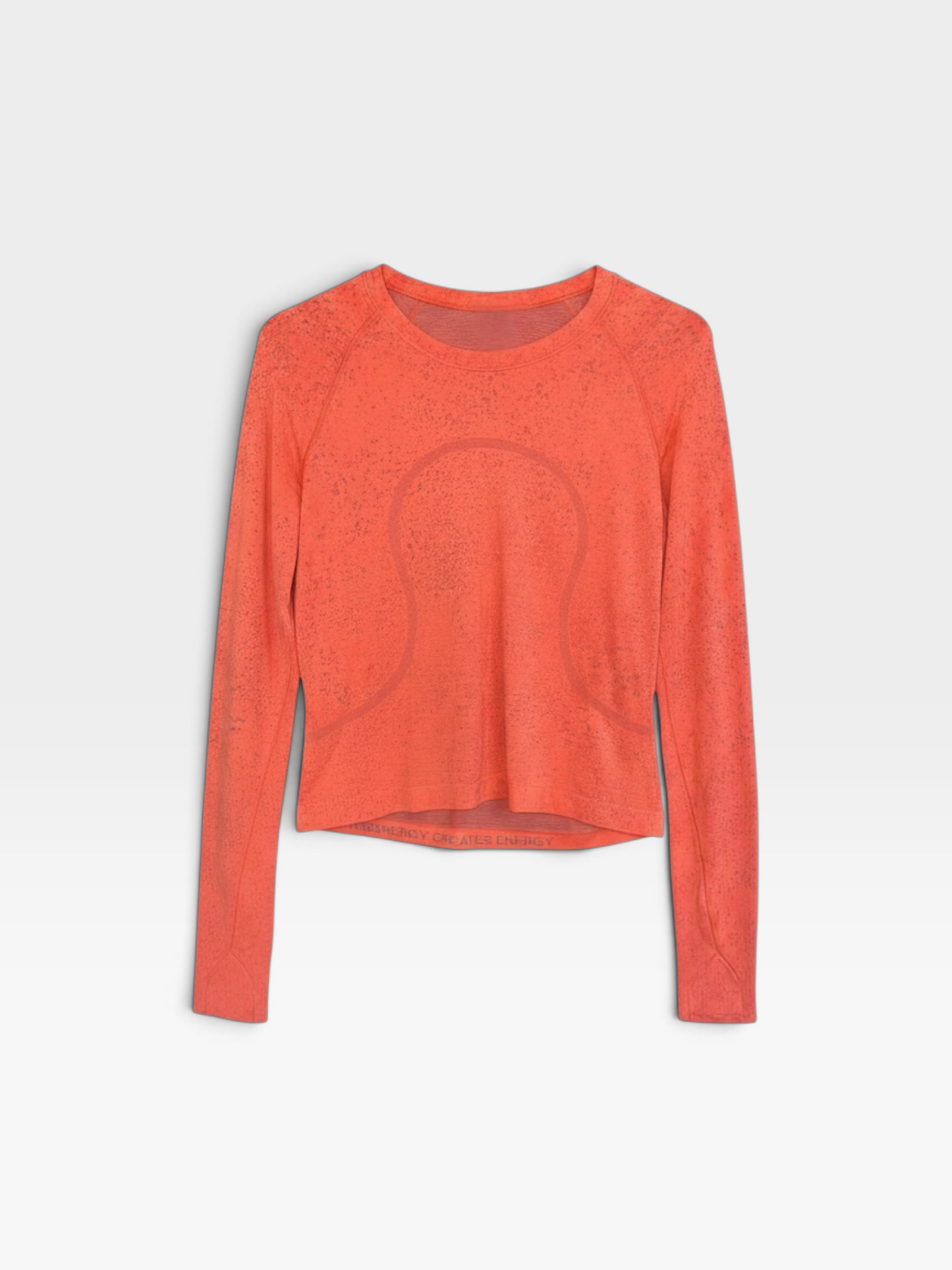 ORANGE LULULEMON TOP 8