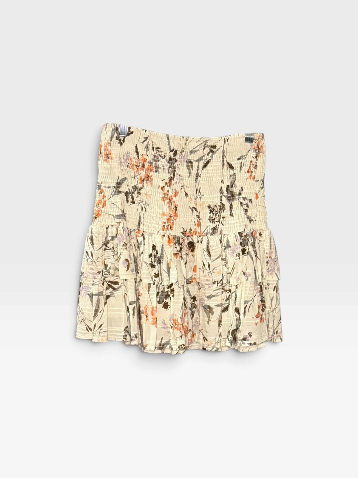 CREAM/BROWN BTFL-LIFE SKIRT S