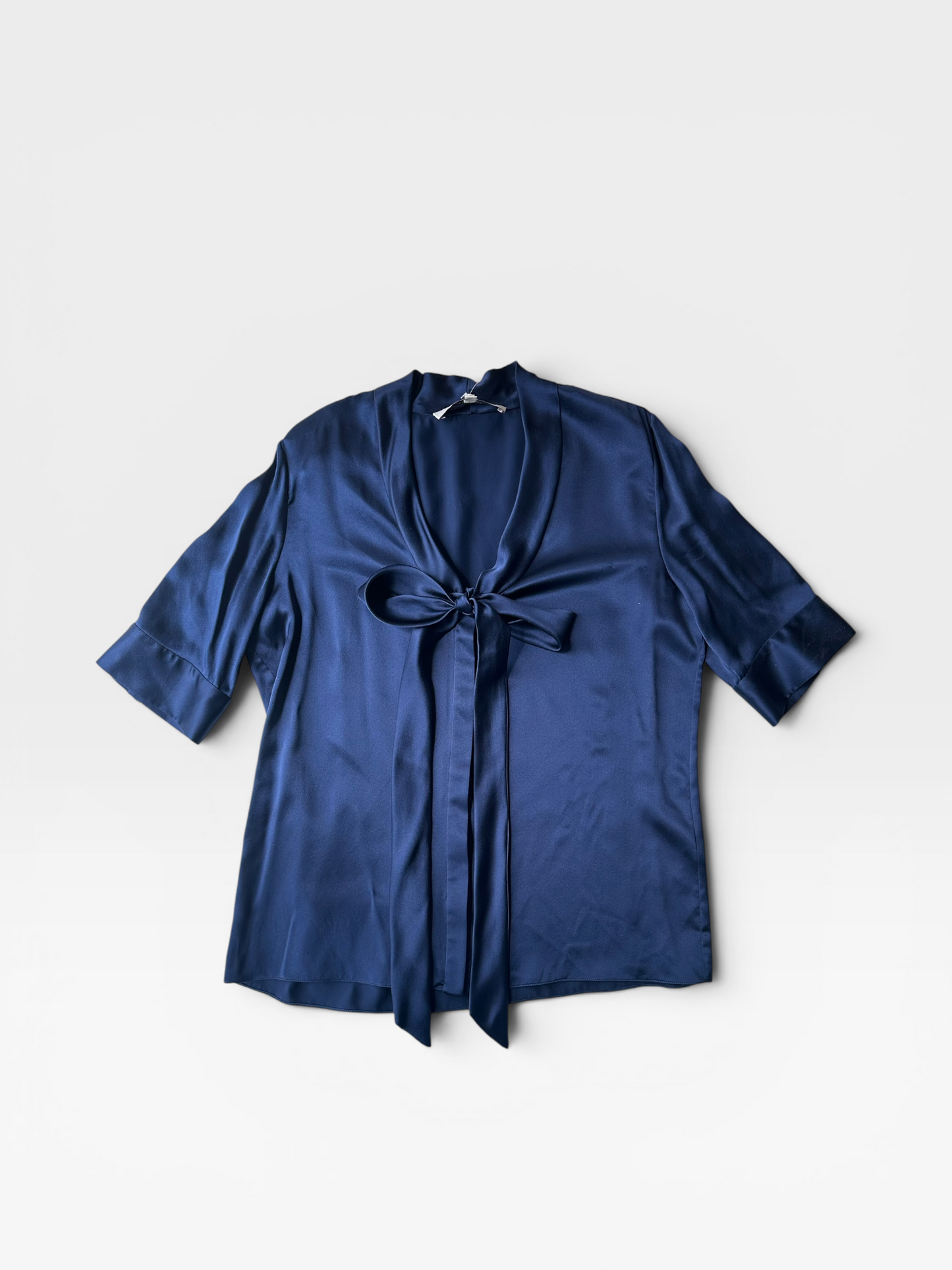 BLUE CAROLINA HERRERA SILK TOP (ORG. EST. $795) 10