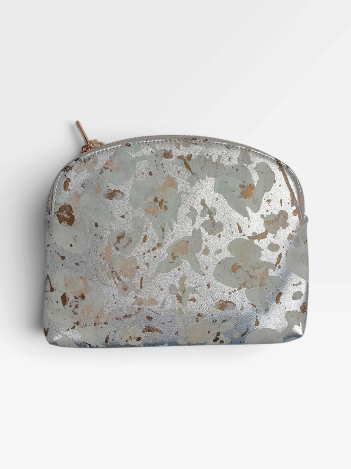 SILVER/SPLATTER ANTHROPOLOGIE BAG