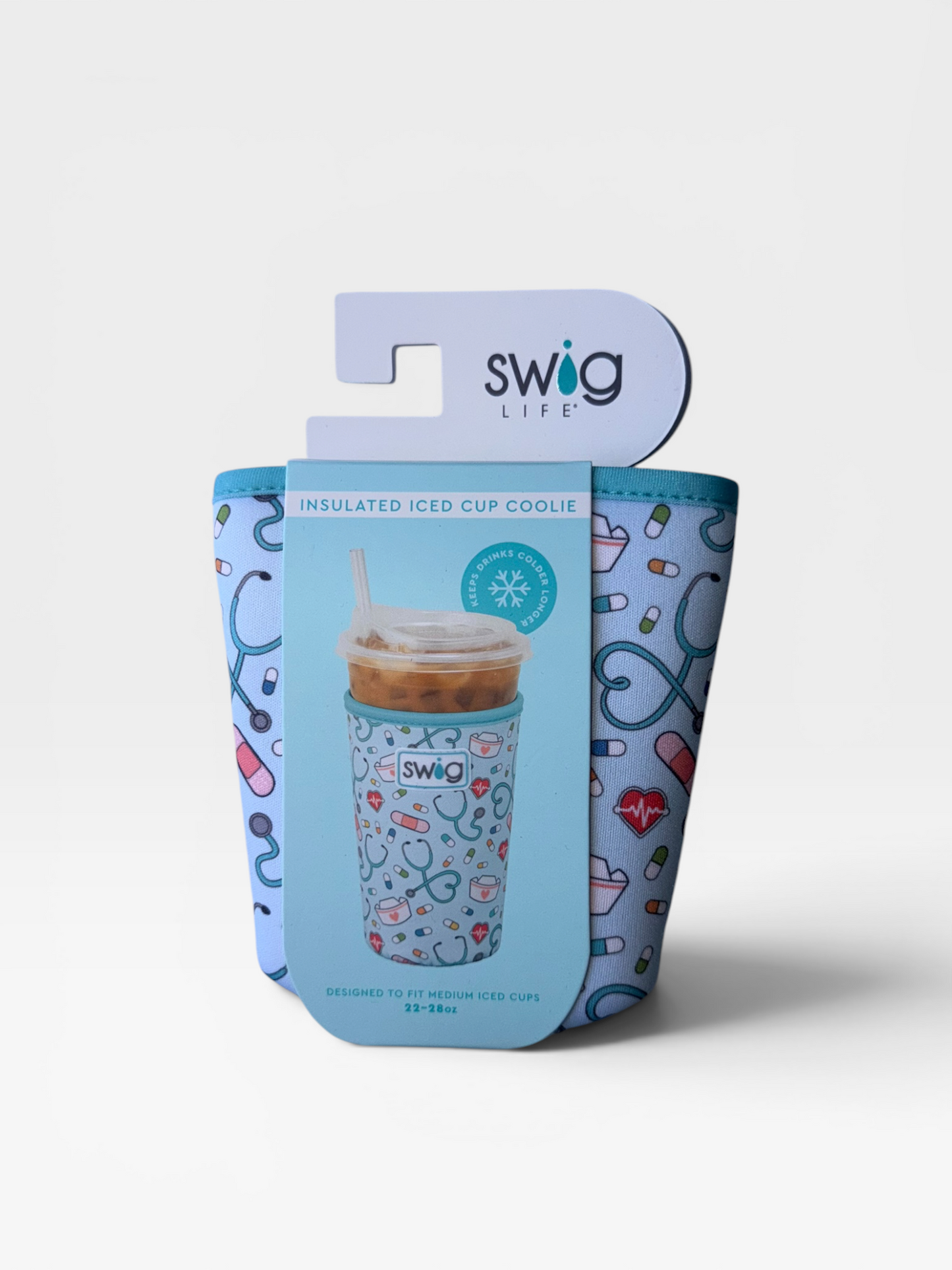 SWIG "SCRUB LIFE" ICED CUP COOLIE (NWT) 22-28OZ
