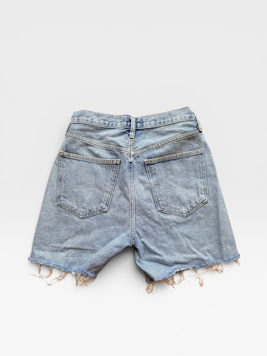 AGOLDE “CRISS CROSS” DENIM SHORTS (ORG. $148) 25