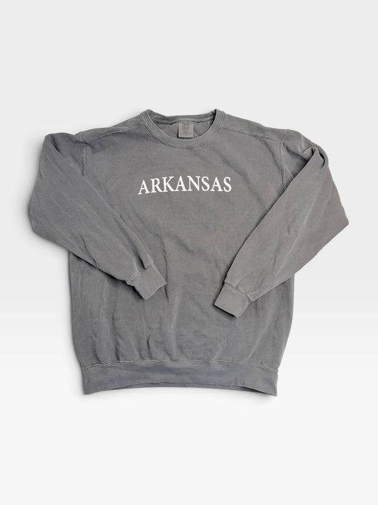 GREY CC "ARKANSAS" PULLOVER L