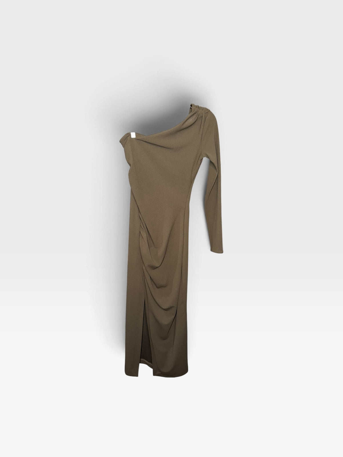 GREEN ZARA MAXI DRESS S