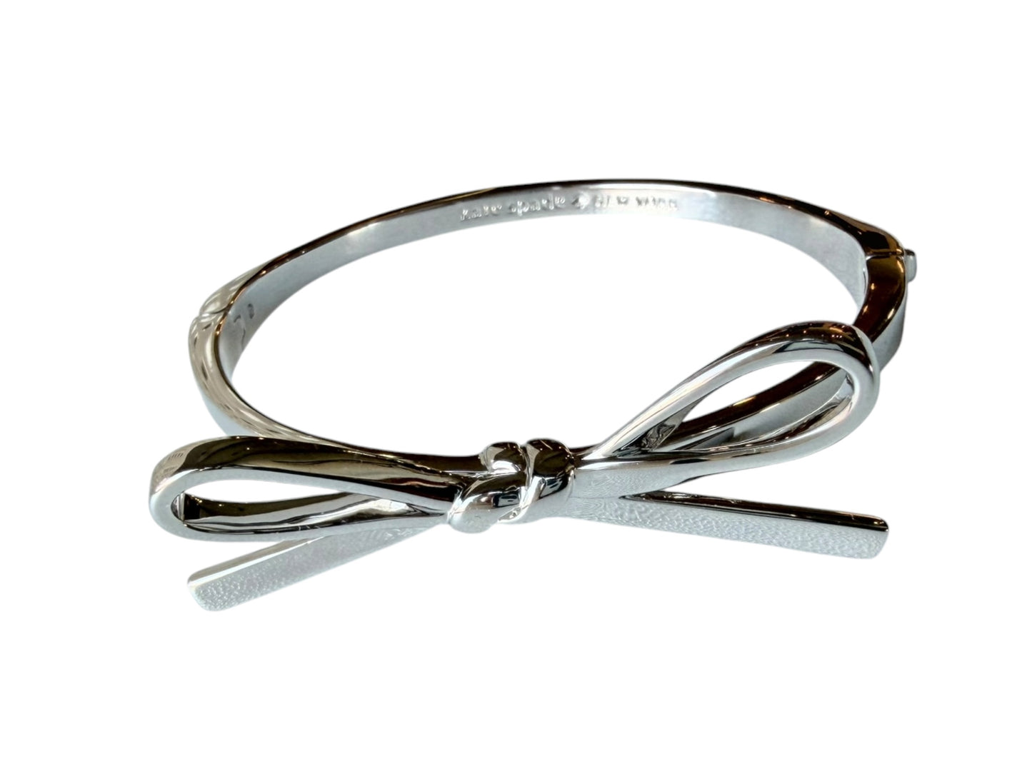 SILVER KATE SPADE BOW BRACELET