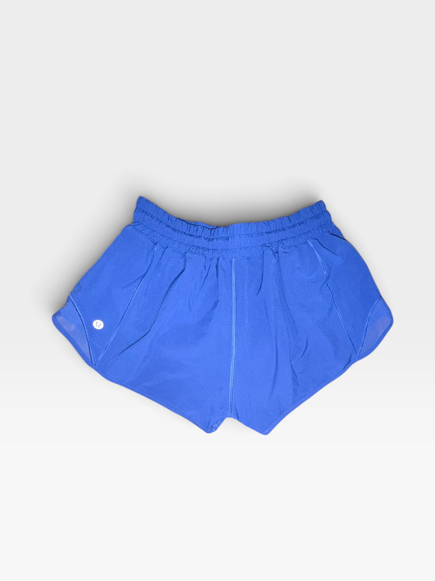BLUE LULULEMON SHORTS 6