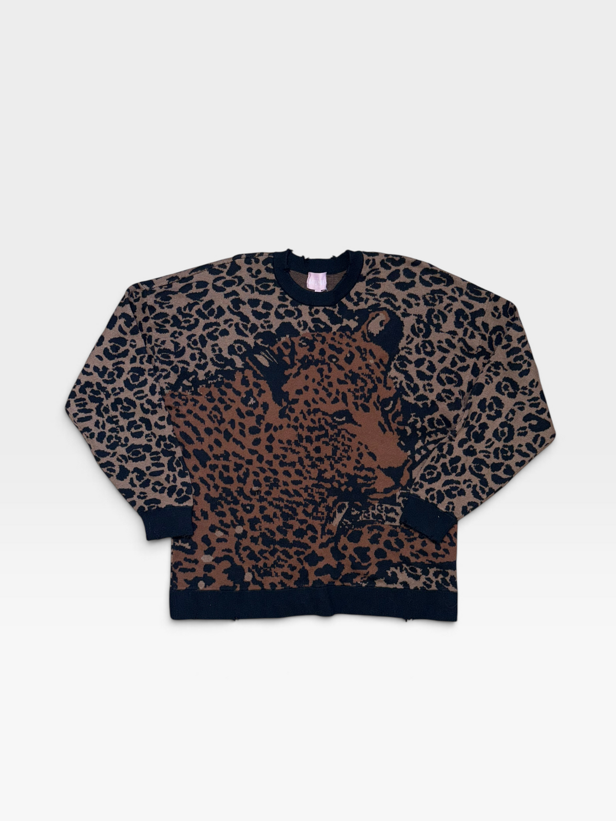 CHEETAH PRINT SHOW ME YOUR MUMU SWEATER | S