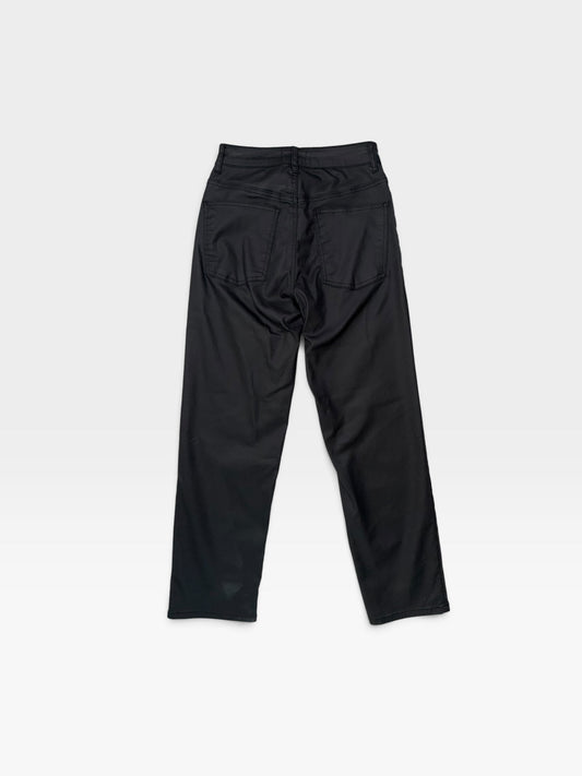 BLACK PLEATHER FREE PEOPLE PANTS 27