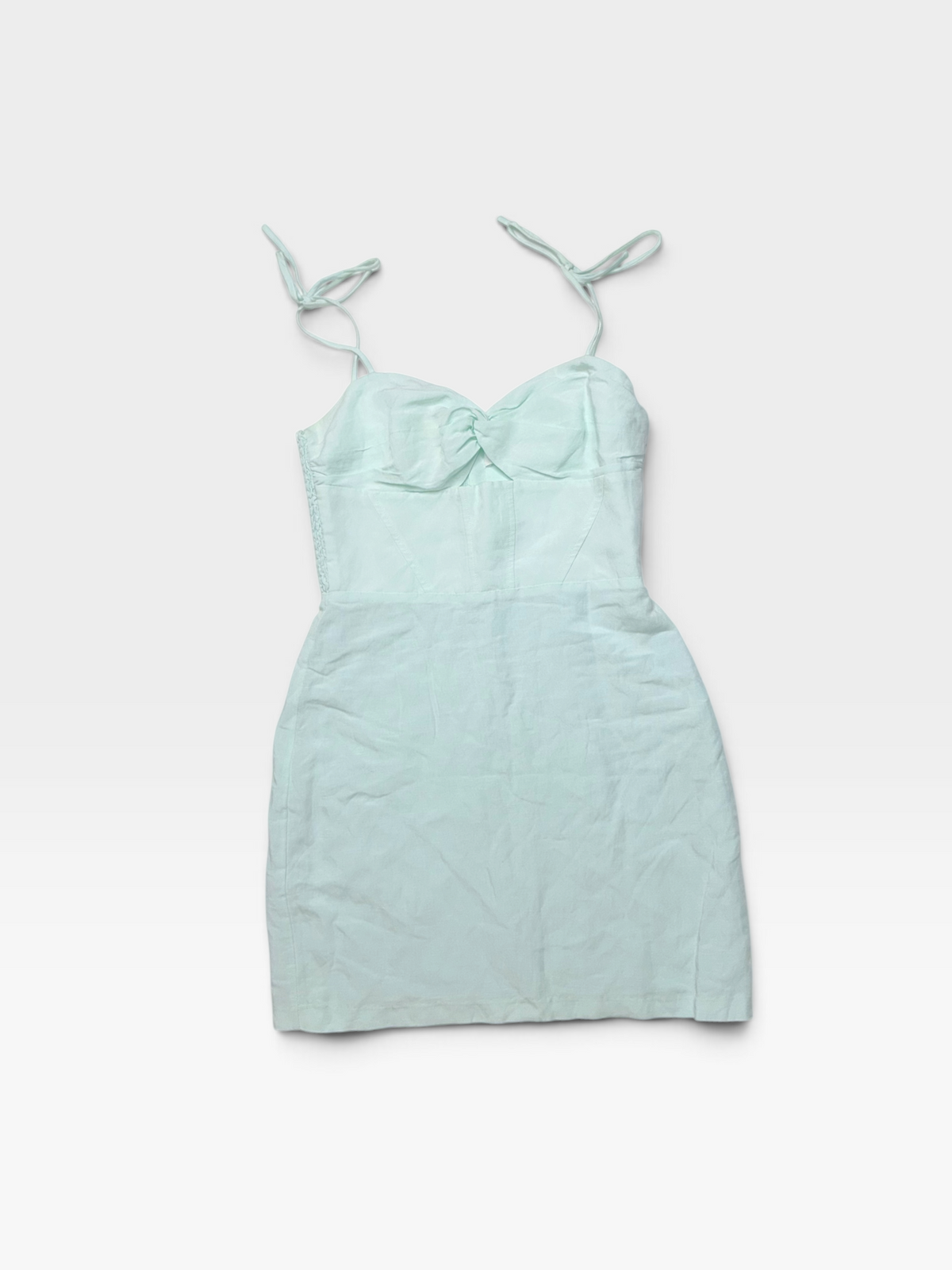 SEAFOAM AMANDA UPRICHARD DRESS (ORG. $229) S
