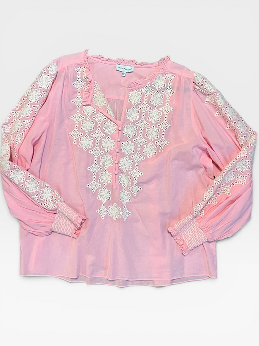 PINK GIBSON + LATIMER TOP 2X