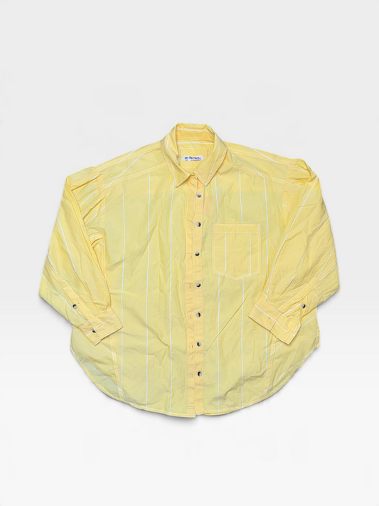 YELLOW FREE PEOPLE BUTTON-UP TOP (NWT $128) | S