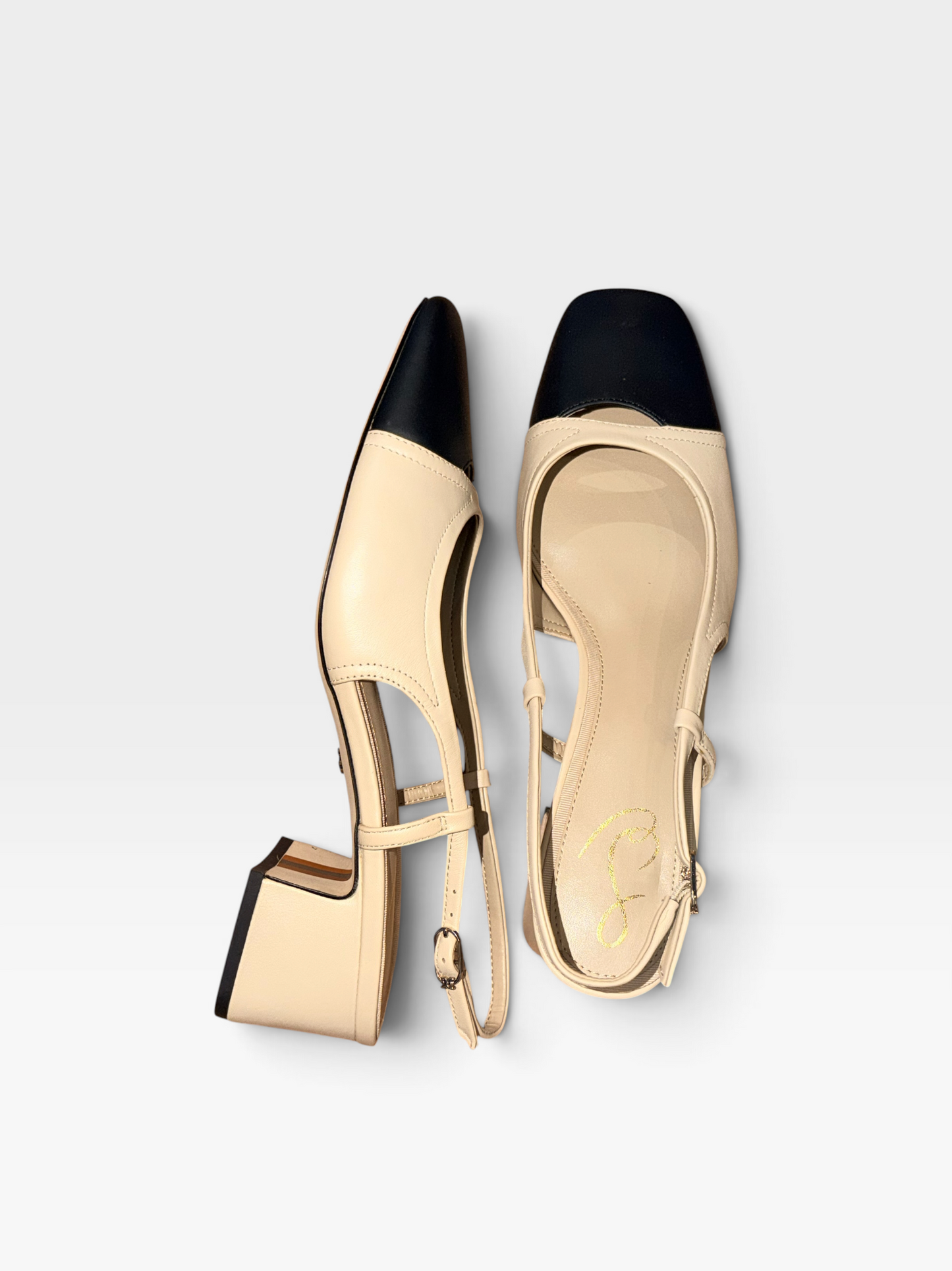 TAN/BLACK SAM EDDLEMAN SHOES (NEW) 9