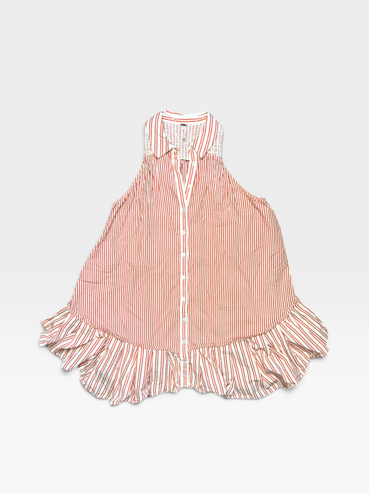 TAN/ORANGE FREE PEOPLE DRESS | S