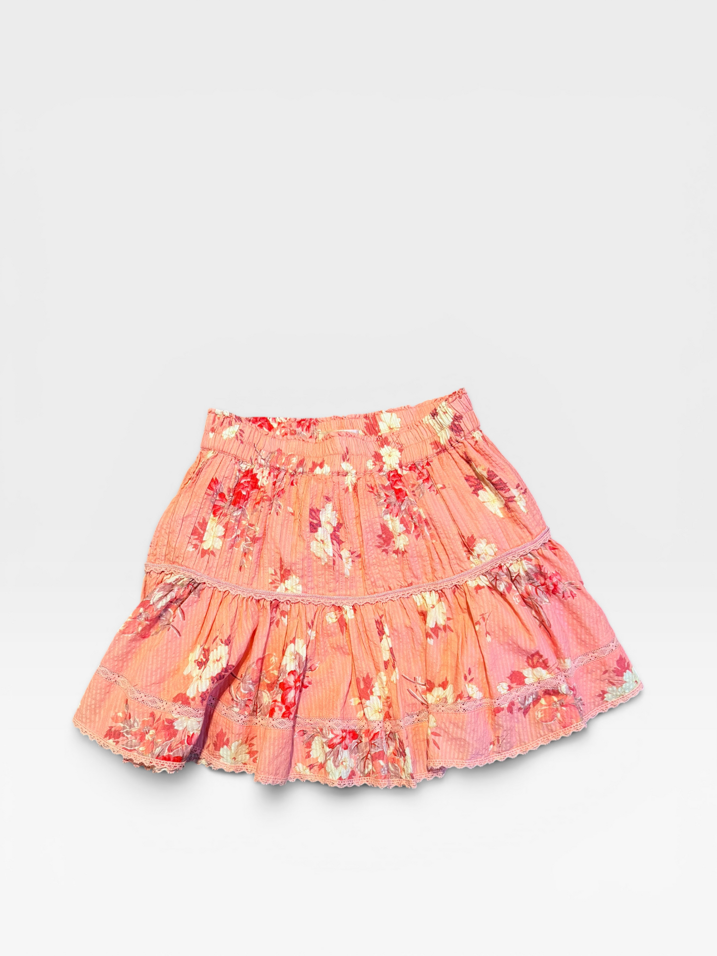 PINK LOVESHACKFANCY SKIRT (ORG. $245) XS