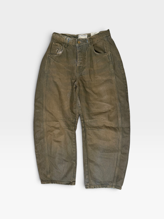 BROWN FREE PEOPLE PANTS 25