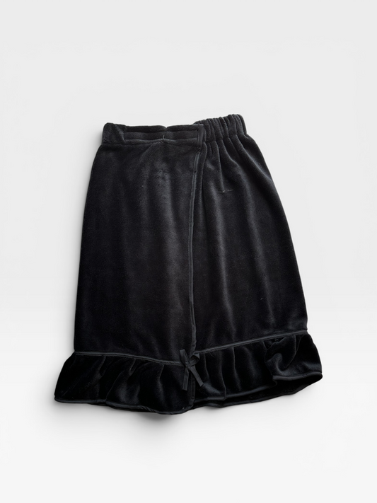 BLACK BELLA SPA WRAP - PLUSH (NWT) OS