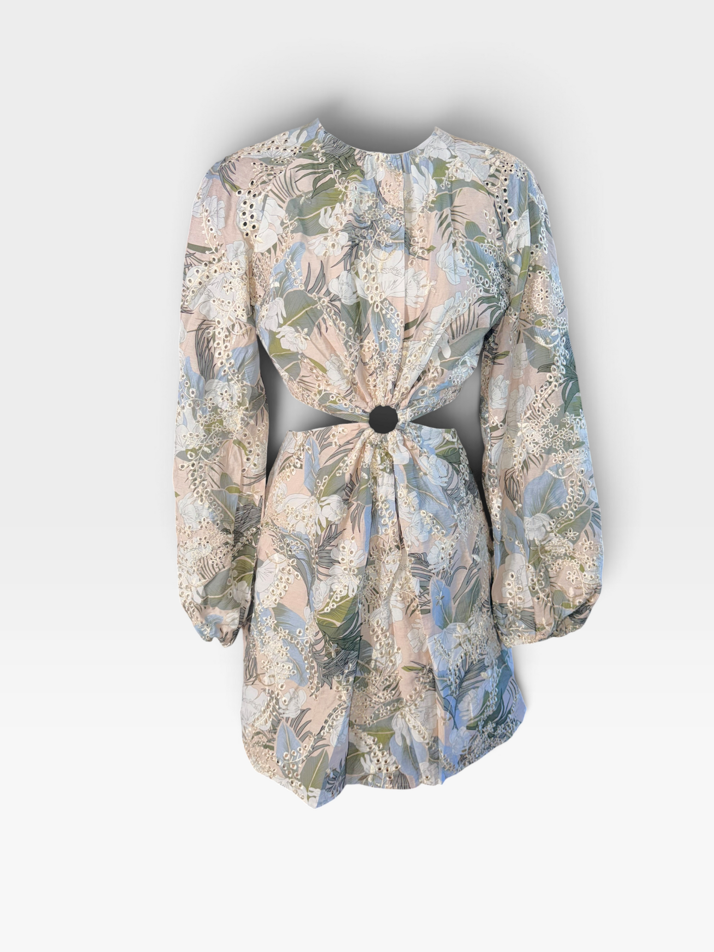 TAN/GREEN GIANNI BINI DRESS (NWT $159) 8