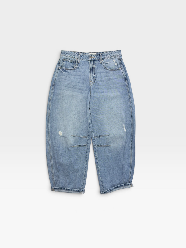 DENIM HIDDEN BARREL JEANS (ORG. $90) | 27
