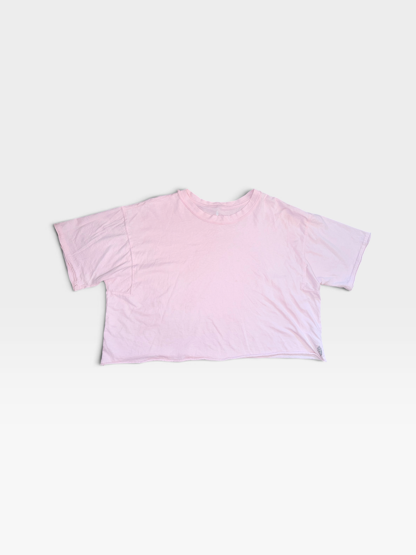 LIGHT PINK FREE PEOPLE MOVEMENT TSHIRT S