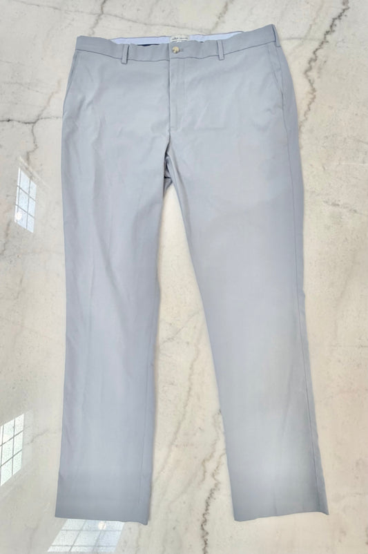 GREY PETER MILLAR PANTS 38X32