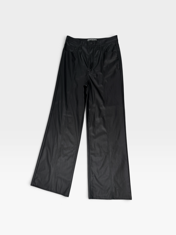 BLACK LEATHER DAZE PANTS 27
