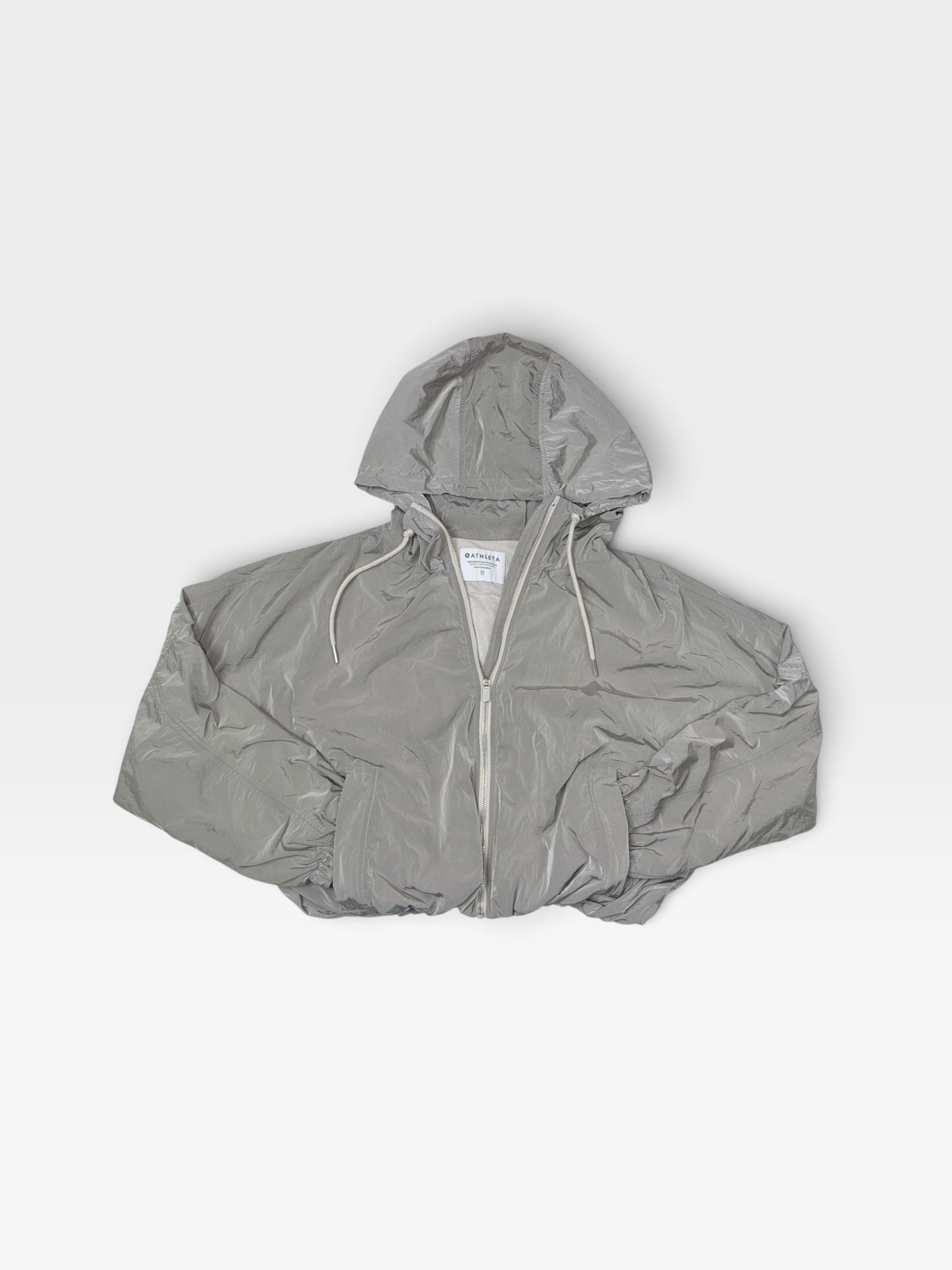 METALLIC ATHLETA DAY DRIFT CROPPED JACKET (ORG. $159) | XS