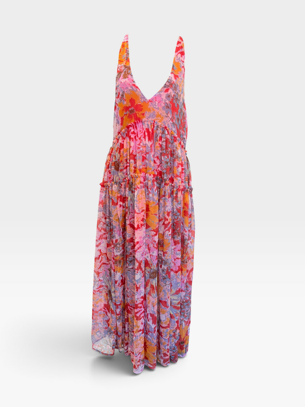 MULTI COLOR FREE PEOPLE DRESS XS