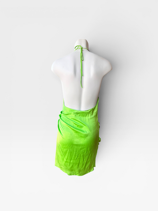 LIME AMANDA UPRICHARD DRESS SMALL