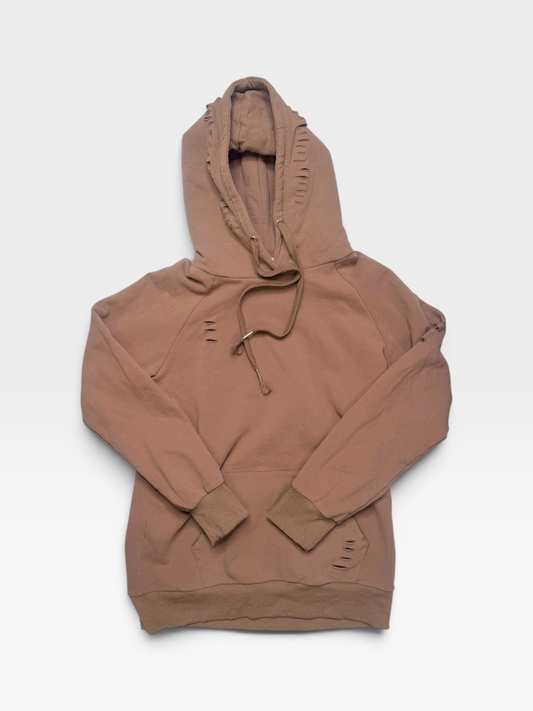 BROWN AIDEN & OAK HOODIE L