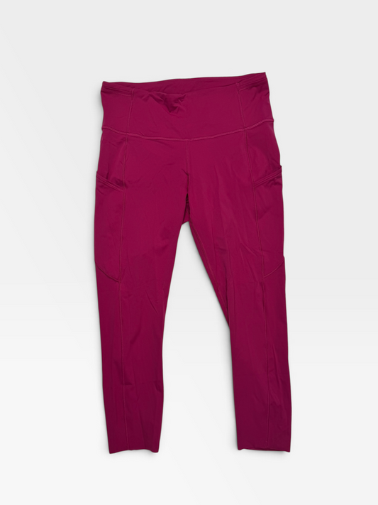 MAGENTA LULULEMON LEGGINGS 8