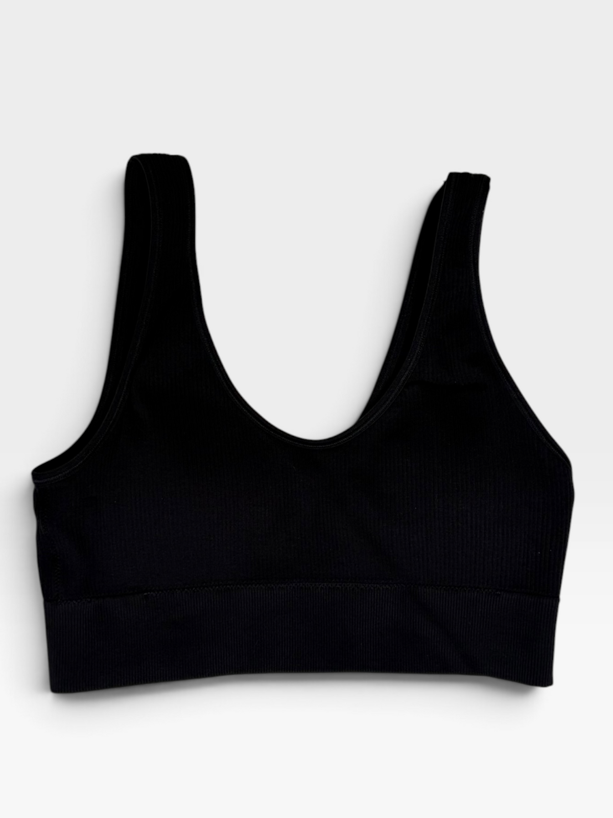 BLACK AERIE SPORTS BRA (NWT) L