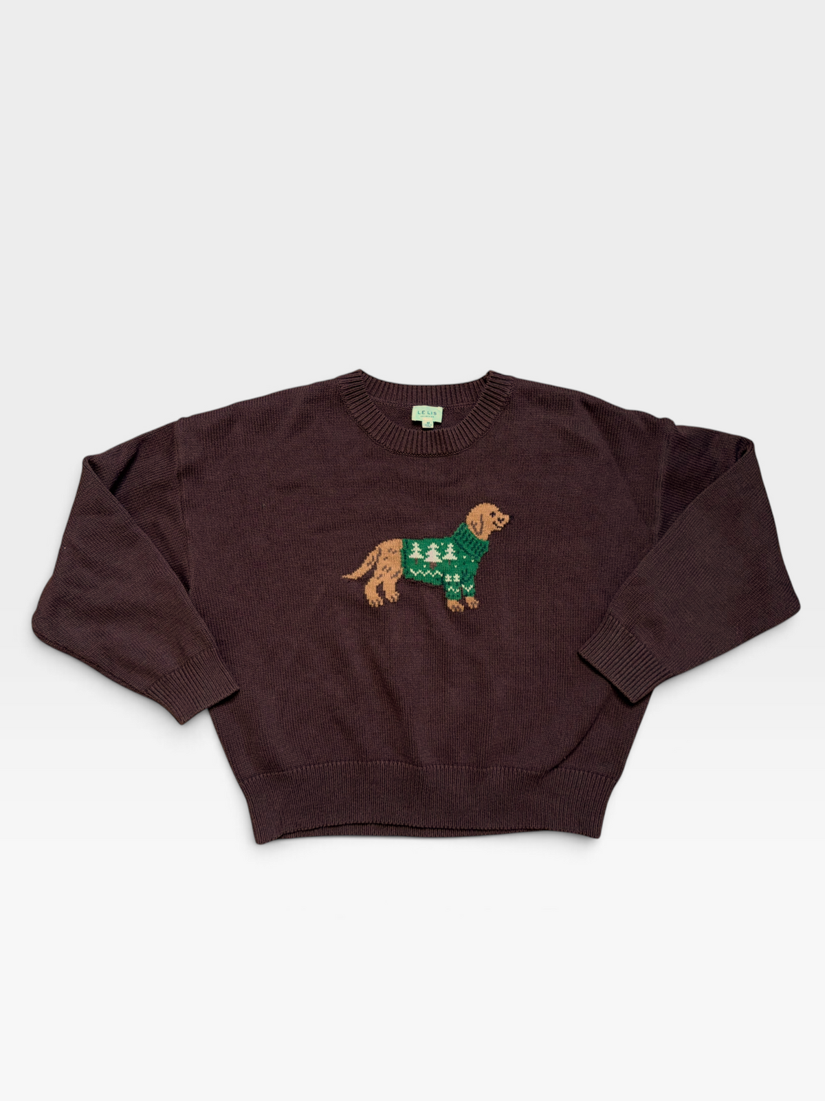 BROWN/DOG LELIS SWEATER M