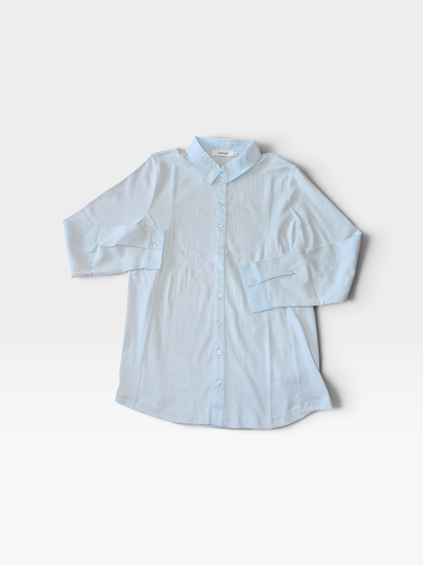 LIGHT BLUE KETTLEWELL LONGSLEEVE BUTTON UP (NWOT $115) XL