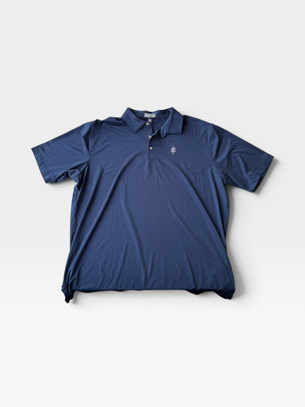 MEN'S NAVY PETER MILLAR SHIRT XXL