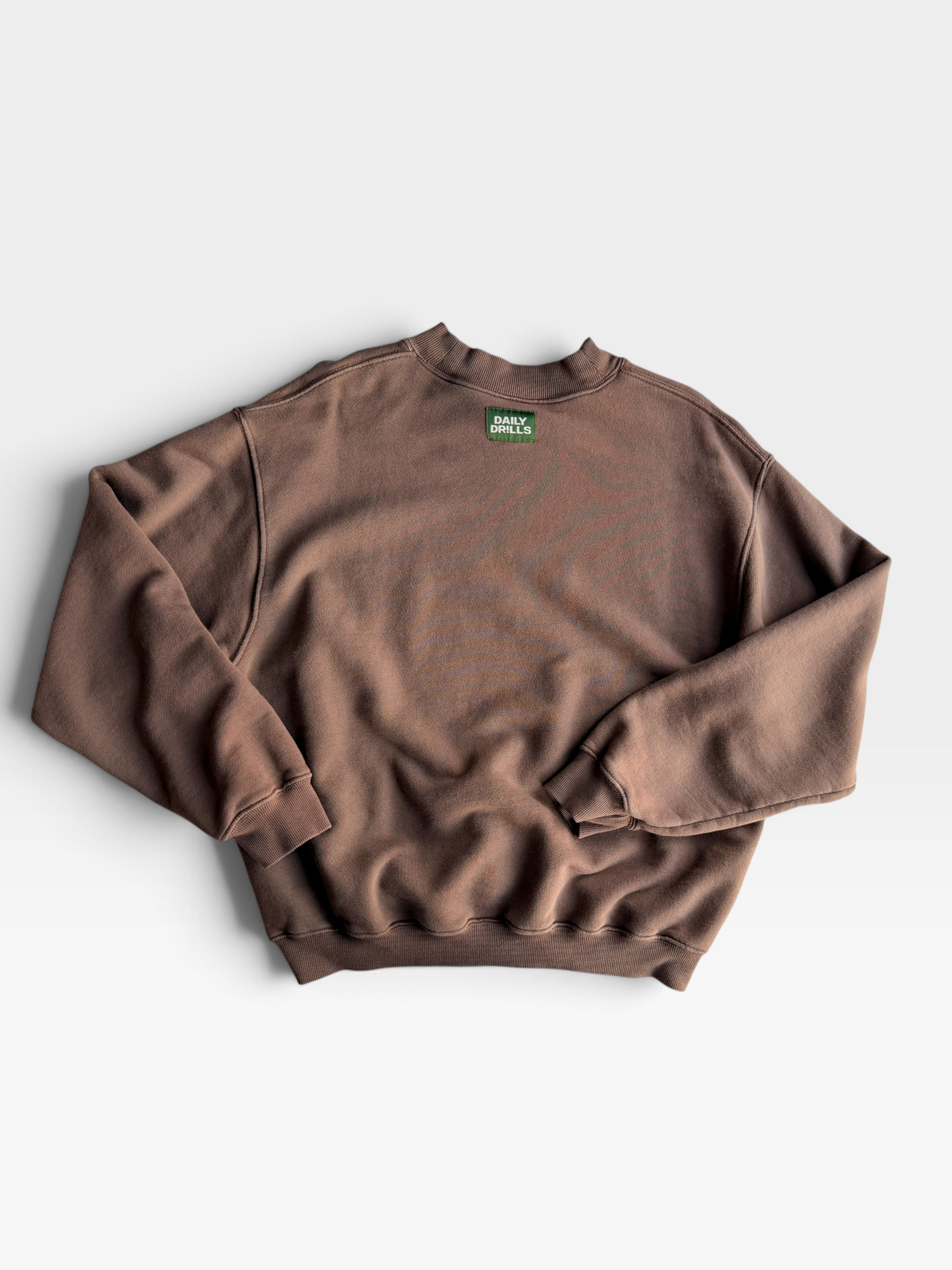 BROWN DAILY DRILLS PULLOVER XS/S